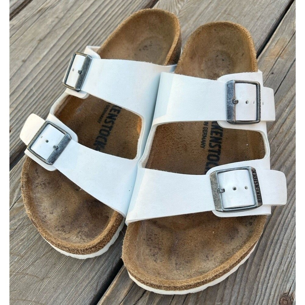 Birkenstock Arizona Women’s 36 US 5 Slide Sandals - White - Picture 4 of 16